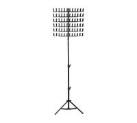 Allayu Double Sided Hair Racks With Adjustable Height Provide Ample Organizational Space Making Braiding Hair Stand Holder For Braiding Stylists