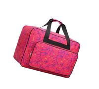 Allayu Durable Sewing Machine Carry Bag Extra-Large Capacity Travel Tools Holder Unisex Portable, Rosy, 46x23x32cm