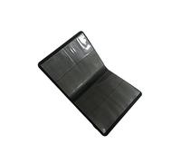 Allayu Efficient Card Storage Album With 20 Sheets Providing Ample Space For Collecting Game And Sports Cards Safely And Sustainably Trading Card Carrying Binder 4 Pockets Books, black, 21x17.5cm