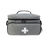 Allayu Emergency Organizer Box Supplies with Waterproof Ample Storage Space Home Travel and Fitness Not Easy to Fall. First Aid Kits Organizer Bag with Smooth Zipper