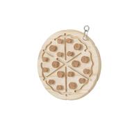 Allayu Enhancing Parrot Experience With Fun Block Puzzle And Chewing Stopper While Promoting Intelligence Through Playtime Engagement Bird Puzzle Toy With Hole Parrot Intelligence Toy, Pizza