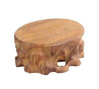 Allayu Figurine Sculpture Display Stand Vase Bonsai Base Displaying Various Antique Crafts and Decorative Items Wooden Ornament Display Stand Stone Ornament Base