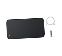 Allayu Grounding Mat for Bed Grounding Mattress Topper Pad Enjoy Anytime with Simple in Every Room Lightweight Mat for Bed Mattress Cover, Black, 68x150cm