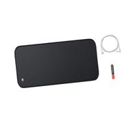 Allayu Grounding Mat for Bed Grounding Mattress Topper Pad Enjoy Anytime with Simple in Every Room Lightweight Mat for Bed Mattress Cover, Black, 68x135cm