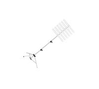 Allayu Height Adjustable Hair Stand Two Sides For Efficient Hair Storage Salon And Home Braiding Sessions Stand Holder For Braiding Stylists, white, 41.5x13.8x9.4cm