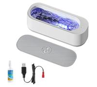 Allayu High Eyeglass Cleaner Fast Ultrasonic Glasses Washer Wireless Noise Reduction Multifunctional Ideal for Glass, Jewelry