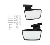 Allayu High Impact Golf Cart Rearview Mirror Adjustable Side View Mirrors Designed For Quick Installation And Efficiency Golf Cart Mirrors Wide Foldable Side View