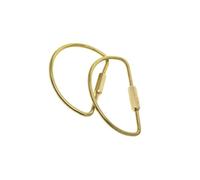Allayu High Precision Screw Lock Key Chain Lightweight Key Holder Keys Bag Accessories And Crafts Super Strong And Durable Rings Made Of Premium Solid Brass