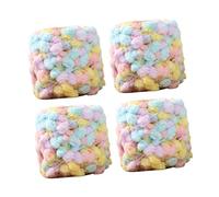 Allayu Jumbo Giant Polyester Yarn Crocheting Weaving Craft Gorgeous DIY Easily Weight Yarn Throw Pillow DIY Rug Making Washable Men Pompom Chunky Blanket Arm, Multicolor, 40m per Ball