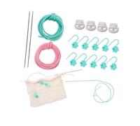 Allayu Knitting Stitch Holder Knit Stiches Keeper Incorporates Transparent Window for Efficient Project and Management for Holding Stitches Bracelet Necklace Beading