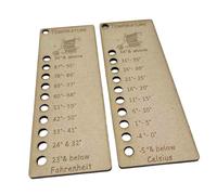 Allayu Knitting Temperature Color Card Yarn Organizer Wooden Holder Made Medium Density Fiberboard Easy for Yarn Lovers Household Color Chart Organizer Reusable