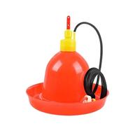 Allayu Leakproof Quail Feeder Bird Duck Goose Families Automatic Poultry Drinker Waterer Duck Feeder Has 360 Degree Drinking Function Bird Goose Quail Pigeons Water Dispenser