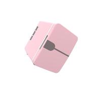 Allayu Little Mini Fridge Versatile Storage For Food Drinks Skincare Compact Spaces For Road Trips Which Can Be Charged By Car Mini Fridge 4L Beauty Makeup Skincare, Pink