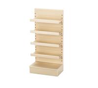 Allayu Miniature Display Shelf Dollhouse Model Storage Cabinet Craftsmanship Realistic Experience Full of Realism Mini Furniture Miniature Model Pretend Play Toys