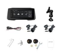 Allayu Motorcycle DVR Waterproof Motorcycle Dual Camera Dash Cam Durable Easy To With Tire Pressure Sensor Large Display 7 Wireless Car Play Android Auto Screen