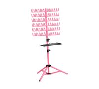 Allayu Neatly Organized Hair Braiding Rack With Tray 144 Pegs For Quick Selection And Lightness For Braiding Hair Rack Neatly Organizes Various For Quick Selection