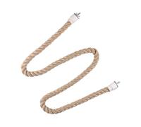 Allayu Parakeets Climbing Rope Toy Enhances Playtime Engagements Will Love Addition Easy Install In Cage. Of Climbing Rope Can Improve Curiosity Of, wood color, M