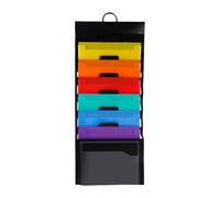 Allayu Portable Practical Wall Mount Paper Folder Expanding File Organizer Home Office Offering Convenient File Access Anytime Hanging Organizer Letter A4 Size Home Office