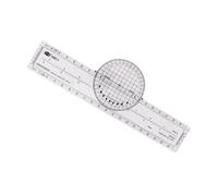 Allayu Practical Rotating Rule For Enthusiasts Easily Handle Various VFR Charts With 4 Scale Units Back Is Nautical Scale Data. Plotter Engineering Ruler Rotating Rule