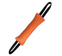 Allayu Premium Dog Tug Toy With Durable Suitable For Interactive Chewing With Comfort Grip For All Dogs Dog Bite Tug Toy Have 2 Comfortable And Sturdy Handles, Orange, 58x7cm