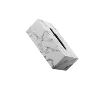 Allayu Premium Tissue Box Holder Napkin Facial Dispensor Stylish Marble Pattern for Bedroom and Office Convenient for to Replace Or for New Tissues. SIZEApprox.