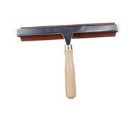 Allayu Printmaking Wallpapers Gluing Crafting Roller Multifunctional Rubber Roller for Crafting and Painting Supplies Vinyl Brayer with Wood Handle Accessories, Red, 8 inch