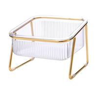 Allayu Raising Elevated Cat Bowls With Iron Stand Unique Making Feeding And Drinking Easy And Pleasant For Cats Dogs Pet Food Water Bow Feeder Drinker Cat Dog Puppy