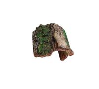 Allayu Reptile Hideout Basking Cave Habitat Creating Natural Landscapes In Fish Tanks For Various Small Animals Reptile Hideout Basking Cave Habitat Fish Tank Hollow Tree Trunk, Green, Style A