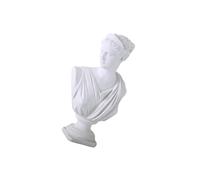 Allayu Resin Greek Mythology Nordic Art Decor Sculpture Captivating Diana Head Statue Bust, White