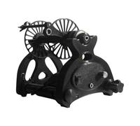 Allayu Revolutionary Electric Yarn Winding Machine Effortlessly Converts Wool Cotton Silk Into Strands Work of Art. Beautiful Hollow Allows to Appreciate Stunning Colors of Yarn, Black, 25x17.5x22cm