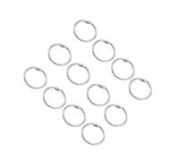 Allayu Rustproof Silver Keychain Key Rings Home School Organization Bathroom Craft Ideas Shower Curtain Rings Are Easy To Open And Close Silver Keychain Key For Home School Office