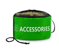 Allayu RVs Caravans Motorhome Hose Fuel Storage Bag Drawstring Mesh Pouch Camping Hiking Traveling Cargo Folding Organizer Green