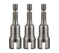 Allayu Screwdriver 35mm Hex Shank Socket Adapter Nut Drills Speed For Wing Nut Tightening And Loosening 3pcs In Package - Drills Driver Bit Designed To Tighten Or Loosen Wing Nuts