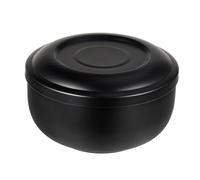 Allayu Shaving Mug Container Shaving Bowl with Lid Stylish Tool Durable for All Adult Men Shavers Father and Grandfather. for Stainless Steel Soap Cream Bowl Adult, Yellow, 110x65mm