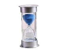 Allayu Silver drop hourglass 15/30 minute student,Sky Blue,15 minutes