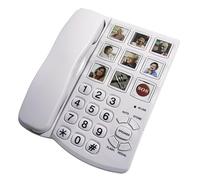 Allayu Simple Big Button Phone For Elderly With Adjustable Ring Volume Mobile Phones For Hard Of Hearing ABS