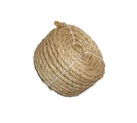 Allayu Sisal Rope Twine Cat Scratcher Post Versatile Crafting DIY Household Projects Twisted Cord Wrapper Jute Rope Decoration Macrame Hanging Ornaments Jute Hemp Parcel DIY, Linen, 6mmx20m