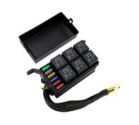 Allayu Solid 12V Relay Box Six Way Capability Ensures Easy Installation Effective In Marine Boat And Vehicle Systems Universal Relay Panel Waterproof Car Marine Boat