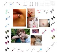 Allayu Sparkling Crystal Nose Studs Rings Premium Body Piercing Jewelry Stainless Steel Lavish Gift For Special Occasions MaterialStainless Steel Acrylic Stainless With Is Not Harmful To Body