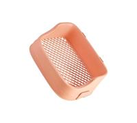 Allayu Special Snap Fastening Bunny Litter Box Cleaner For Cage Corner Small Animals Offers Reliable And Comfortable Rabbit Litter Box For Cage Corner Snap Fastening, Pink, 36x24x15.5CM