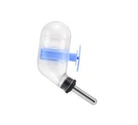 Allayu Stainless Steel Drinking Bottle With Automatic Water Feeder Hamsters And Other Small Creatures Easily Assemble And Disassemble. Birds Guinea Pigs Chinchilla Parrot Sugar Gliders, Blue, 60ml