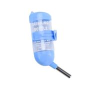 Allayu Stainless Steel Drinking Bottle With Automatic Water Feeder Hamsters And Other Small Creatures Easily Assemble And Disassemble. Birds Guinea Pigs Chinchilla Parrot Sugar Gliders, Blue, 80ml