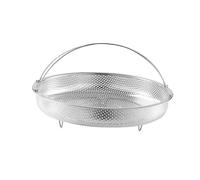 Allayu Stainless Steel Steamer Basket Cooking Insert With Safety Features For Risk Free Cooking Experience Sturdy And Durable Stainless Steel Vegetable Steamer Basket Insert
