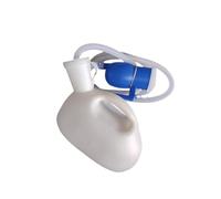 Allayu Travel Potty Male Pee Bottle with Strong PP Can Be Substituted for Standard Toileting Situations Sturdy Male Pee Urinal Bottle 59.06 Long Hose Reusable , White , Tube Length 1.5m