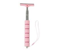 Allayu Universal Window Squeegee Glass Cleaning Tool Efficiently Clean Car Mirrors Windshields Shower Doors Bathroom Tiles With Ease Car Side Mirror Squeegee Retractable, Pink, 21-98cm Retractable