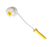 Allayu Versatile Corner Edger Paint Roller for Efficient Wall Treatments and Smooth Painting Performance in Homes Wall Painting Tool Paint Application DIY Project, 2 Head