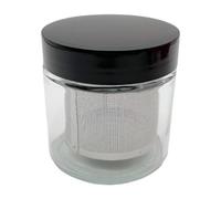 Allayu Versatile Jewelry Cleaning Brush Portable Stainless Steel Sieve Manual Cup Safe Solution Easy to Cleaning Jar Rings Glasses Jewelry Cup Glass Bottle
