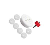Allayu Wall Mounted TVs TV Cable Concealer With 60mm Hole Provides Easy Access To Desk Cable Accessory And Simplified Installation TV Cord Hider For Wall Mounted TVs Grommet Kit