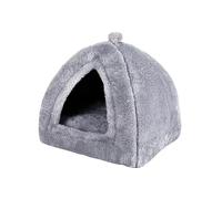Allayu Warm Kitty House Indoor Soft Plush Pet Bed Calming Sleeping Mat Happy Pets Comfort Providing Good Sleeping Experience For Pets. Cave BedSemi Enclosed Cat Dog House
