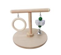 Allayu Wood Stand Branch Paw Grinding Standing Climbing Bird Playstand Enhancing Natural Bird Activity And Chewing Habits Daily Wood Birds Cage Toys Gym Playground For Canaries